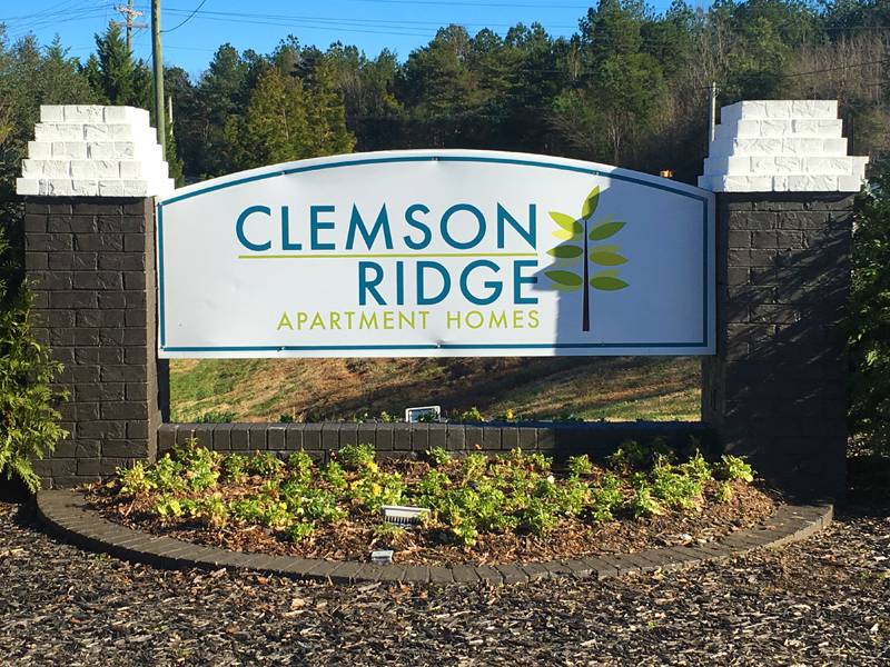 Clemson Ridge front sign